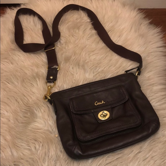Coach brown crossbody